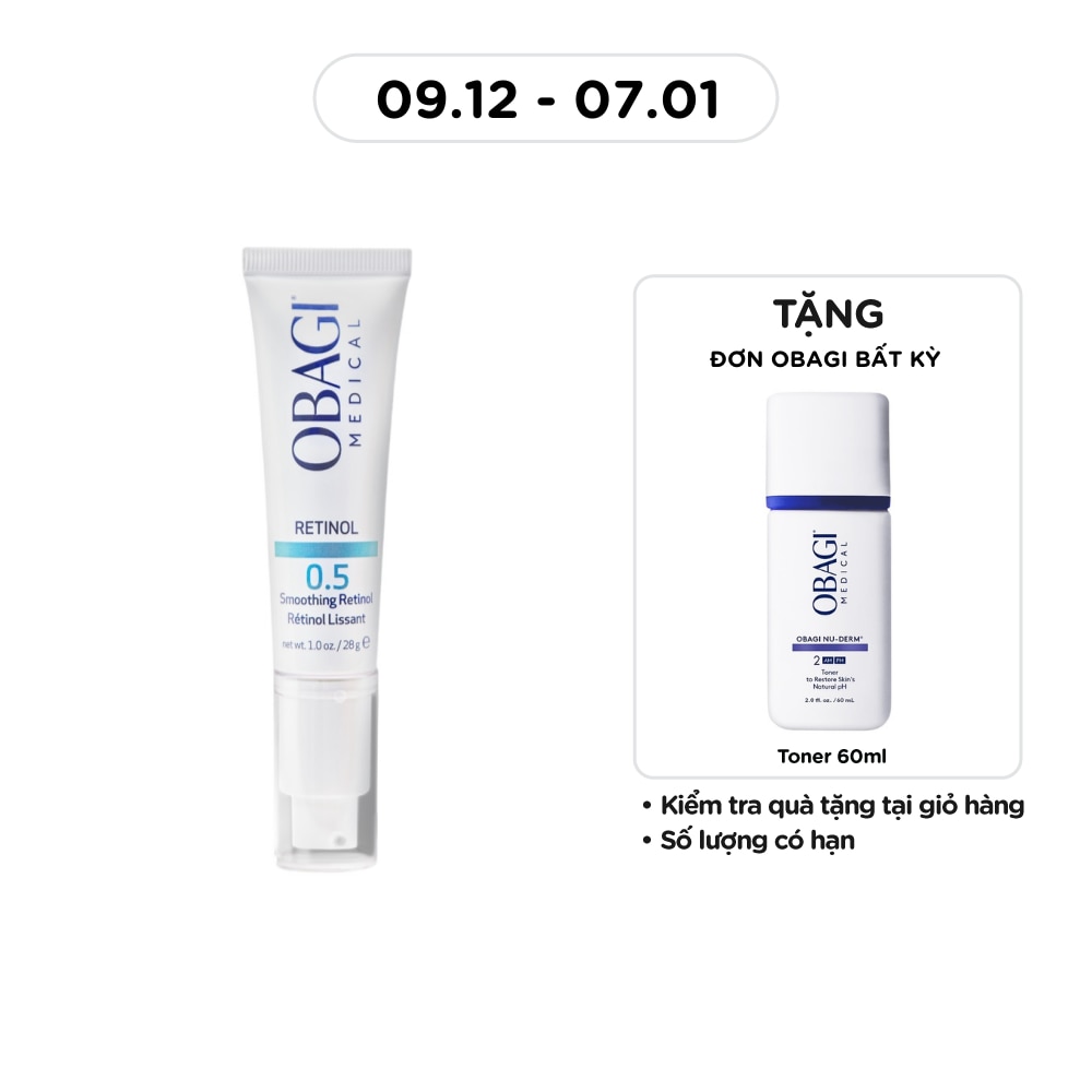 Kem Dưỡng Ẩm & Giảm Nếp Nhăn Obagi Retinol 0.5 Cream 28g