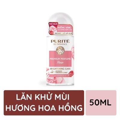 PURITÉ Lăn Khử Mùi Purité Dưỡng Sáng Hương Nước Hoa Cao Cấp Hoa Hồng 50ml