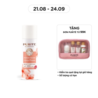 PURITÉ Xịt Khử Mùi Purité Dưỡng Sáng Hương Nước Hoa Cao Cấp Hoa Anh Đào 140ml