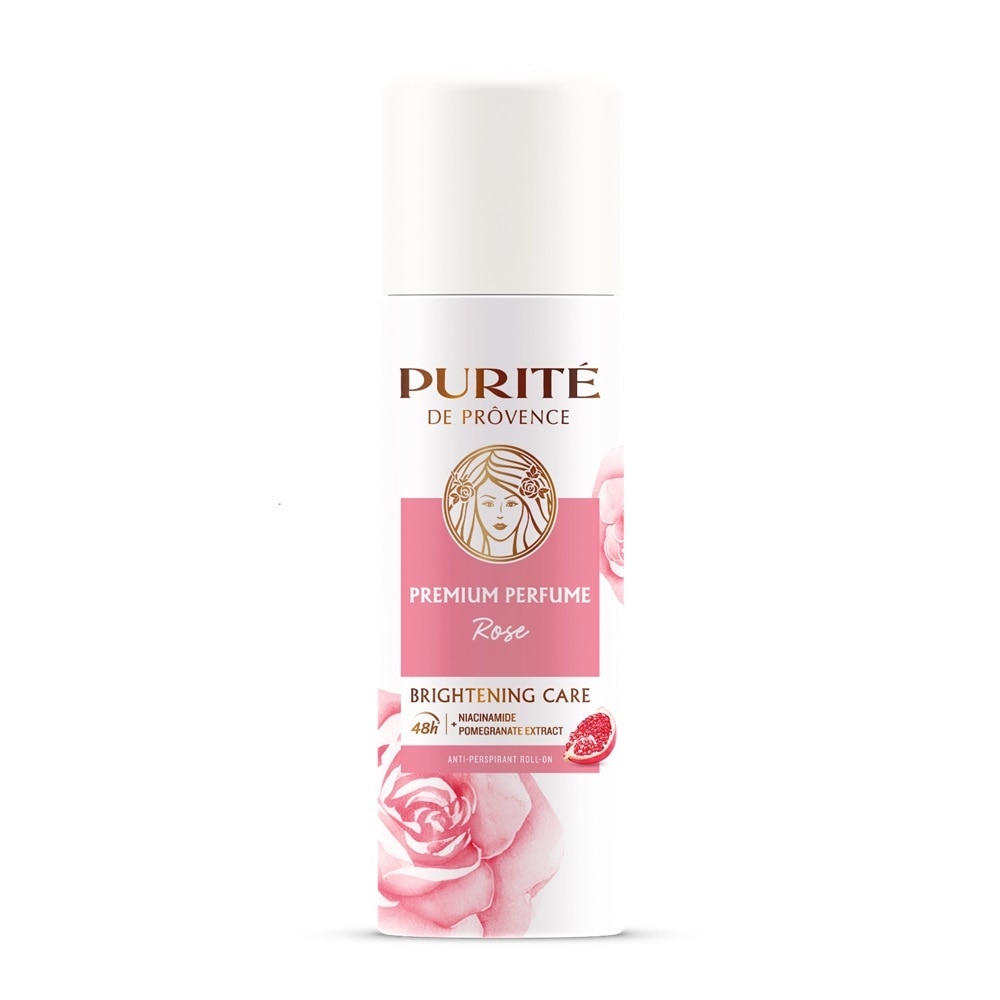 Purité Deodorant Spray Brightening Premium Perfume Rose Scent 140ml