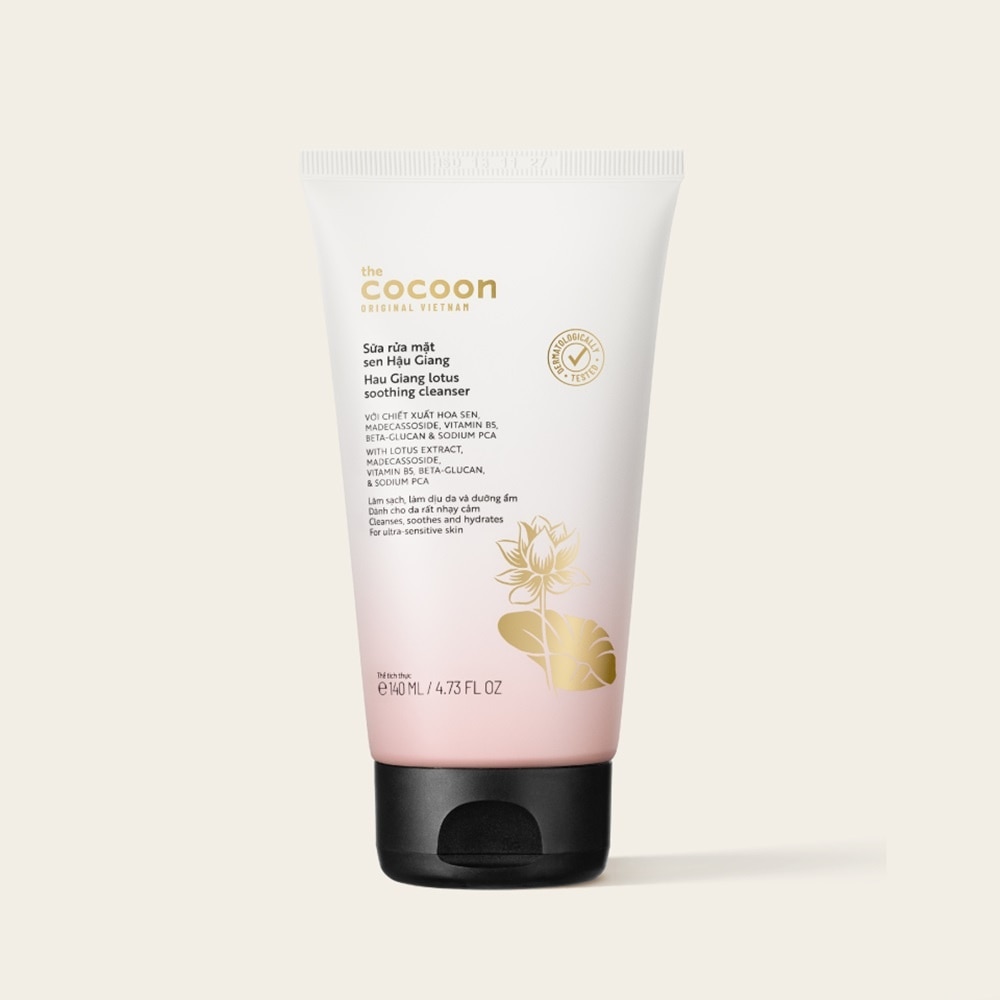 Sữa Rửa Mặt Cocoon Sen Hậu Giang 140ml