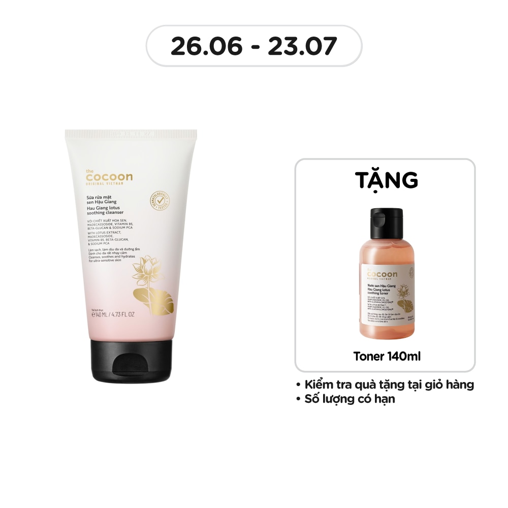 Lotus Hau Giang Facial Cleanser 140ml