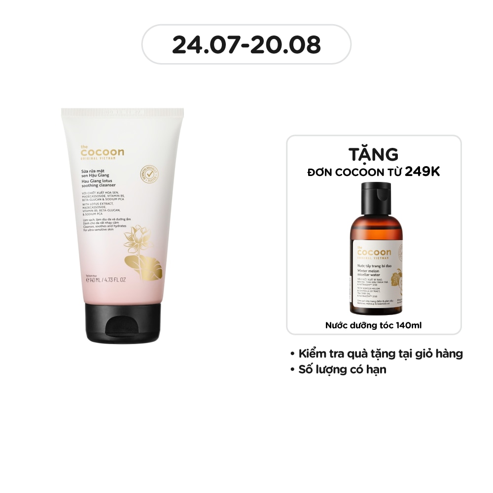 Lotus Hau Giang Facial Cleanser 140ml