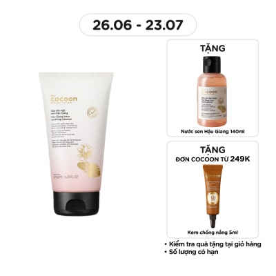 COCOON Sữa Rửa Mặt Cocoon Sen Hậu Giang 140ml