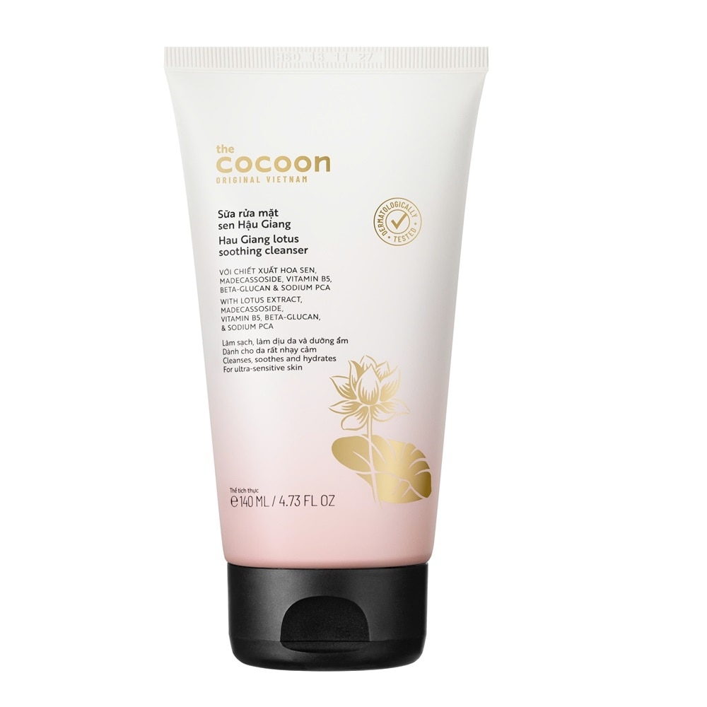 Sữa Rửa Mặt Cocoon Sen Hậu Giang 140ml