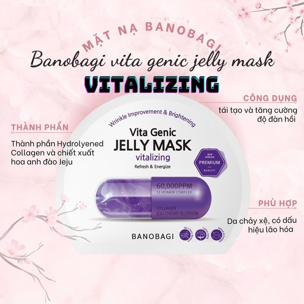 Mặt Nạ Banobagi Vita Genic Jelly Mask Vitalizing 30g