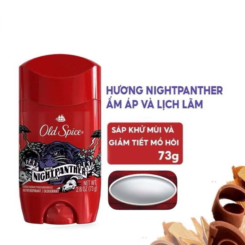 Sáp Khử Mùi Old Spice Nightpanther Deodorant 73g