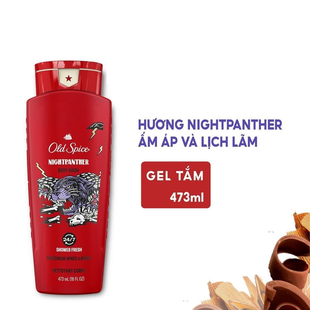 Sữa Tắm Old Spice Nightpanther Body Wash 473ml