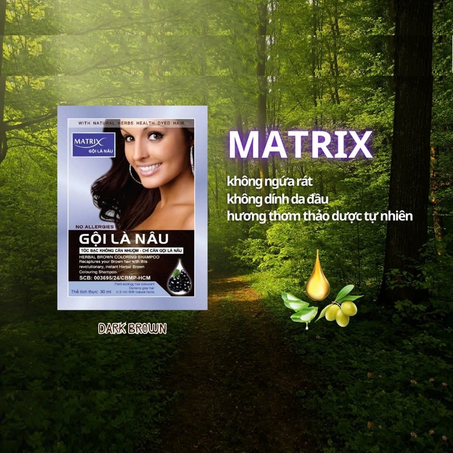 Brown Hair Shampoo 30ml