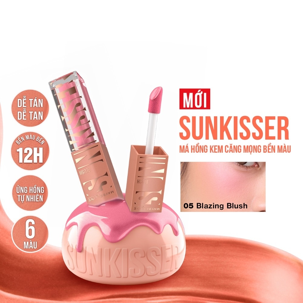 Sunkisser Blush 4.7g .#05 Blazing Blush