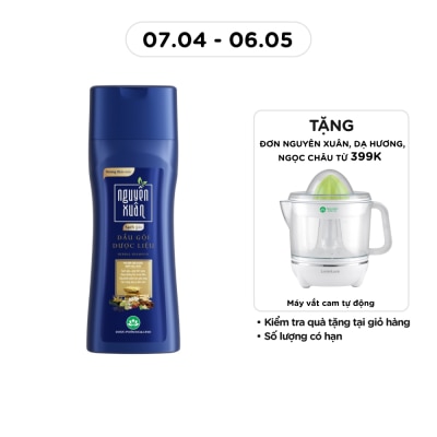 NGUYÊN XUÂN - Dầu Gội Dược Liệu Nguyên Xuân Sạch Gàu 250ml/260g