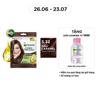 GARNIER Color Naturals Crème Riche 30ml+30g .#5.32 Caramel Brown