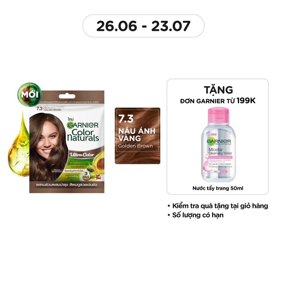 Color Naturals Ultra Colors 30ml+30g .#7.3 Golden Brown