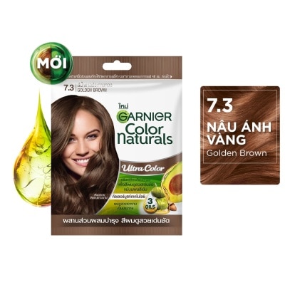 GARNIER - Color Naturals Ultra Colors 30ml+30g .#7.3 Golden Brown