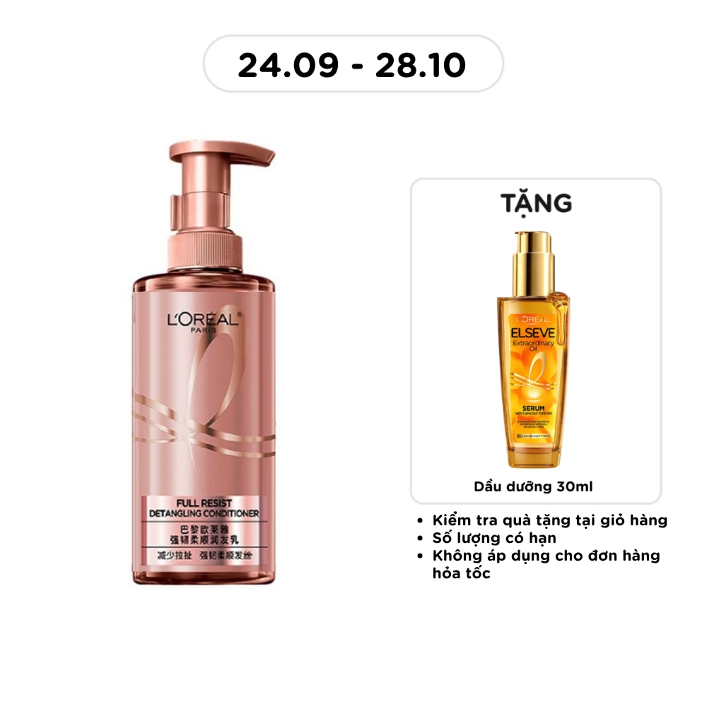Dầu Xả L'oréal Paris Full Resist Detangling Conditioner 440ml image