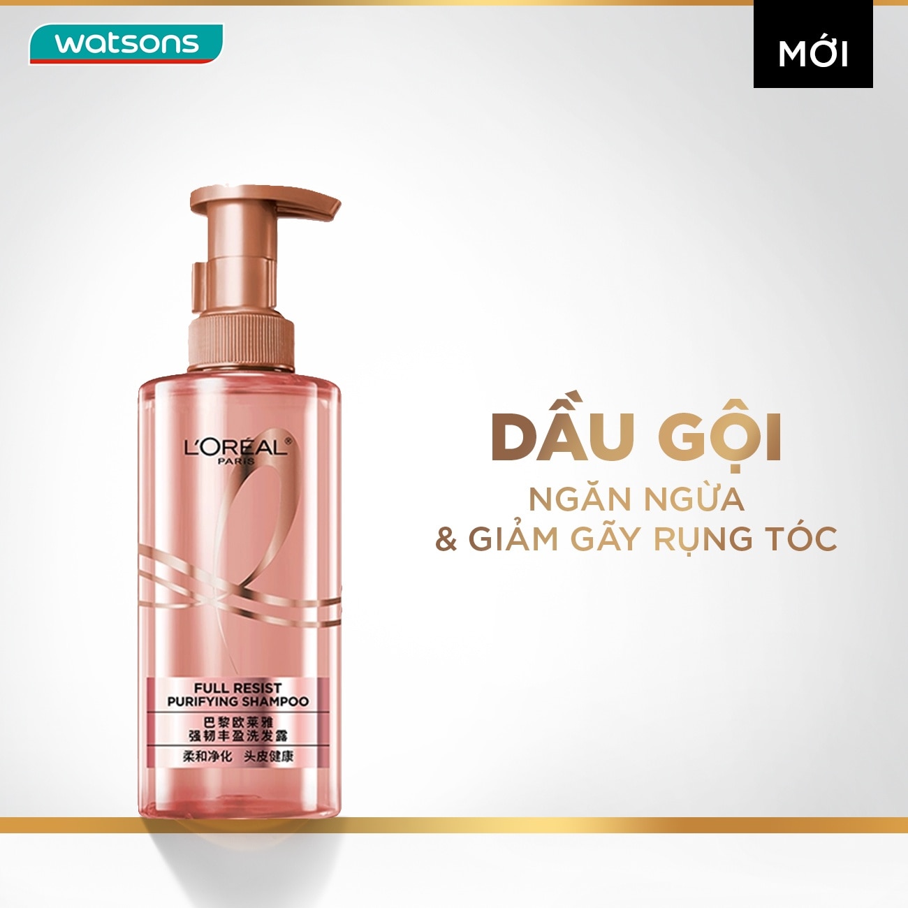 Dầu Gội L'oréal Paris Full Resist Purifying Shampoo 440ml