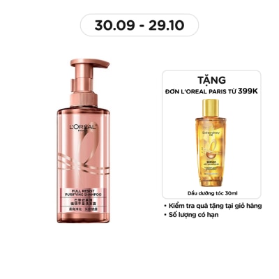 L'OREAL PARIS Dầu Gội L'oréal Paris Full Resist Purifying Shampoo 440ml