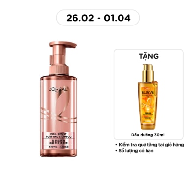 L'OREAL PARIS - Dầu Gội L'oréal Paris Full Resist Purifying Shampoo 440ml