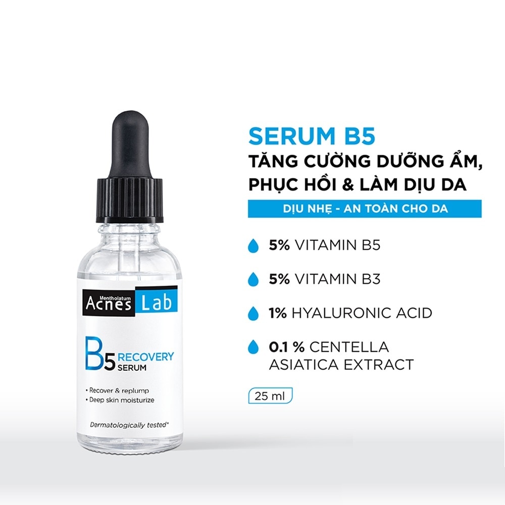 Tinh Chất Acnes Lab B5 Tăng Cường Dưỡng Ẩm, Làm Dịu Da 25ml