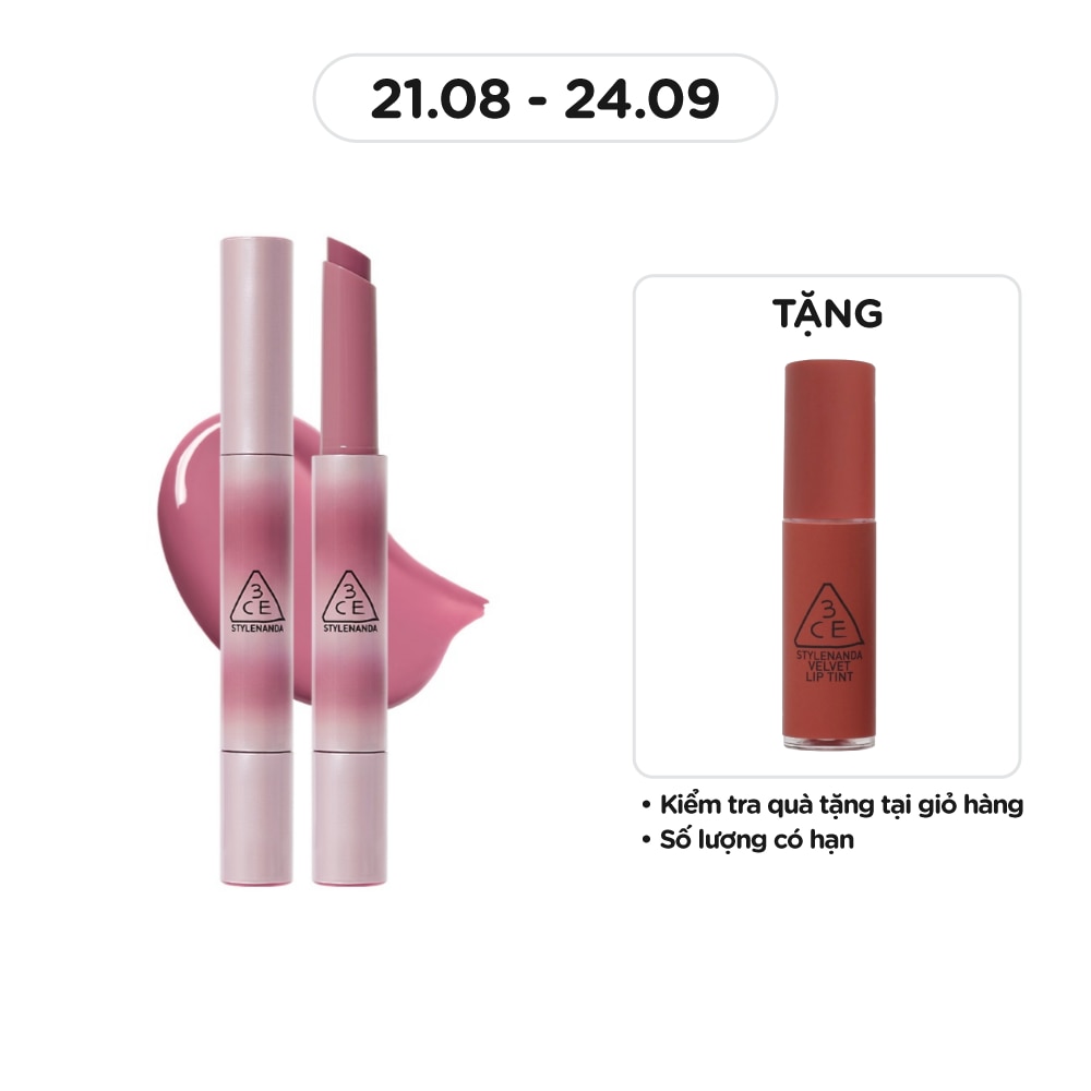Son Dưỡng Có Màu 3CE Shine Reflector 1.7g .#Lilac Glaze