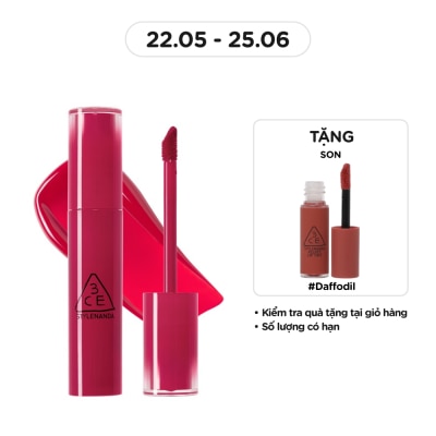 3CE Son Bóng 3CE Lazy Pop Lip Stain 4.5g .#Coolest