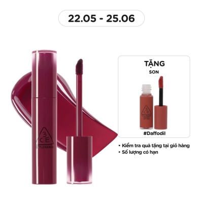3CE Son Bóng 3CE Lazy Pop Lip Stain 4.5g .#Spiced Up