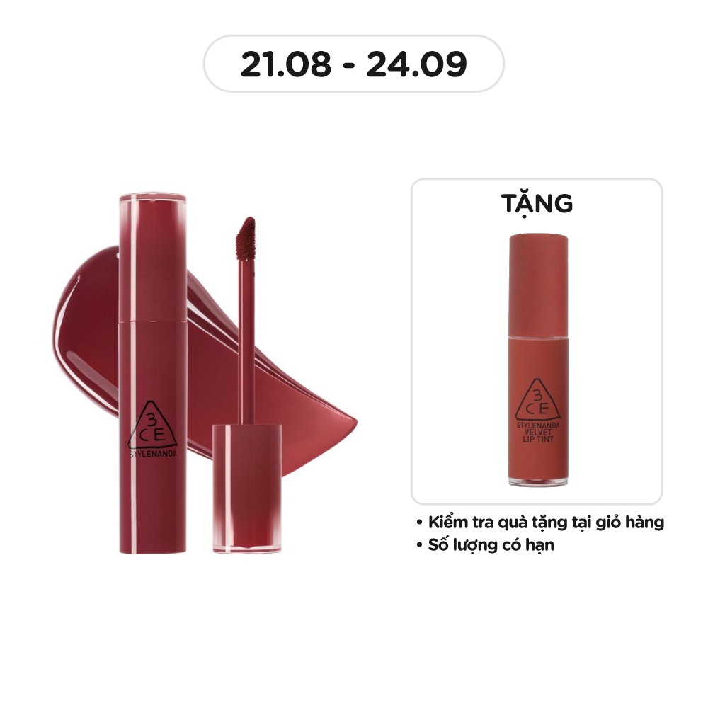 3CE Lazy Pop Lip Stain 4.5g .#Tan
