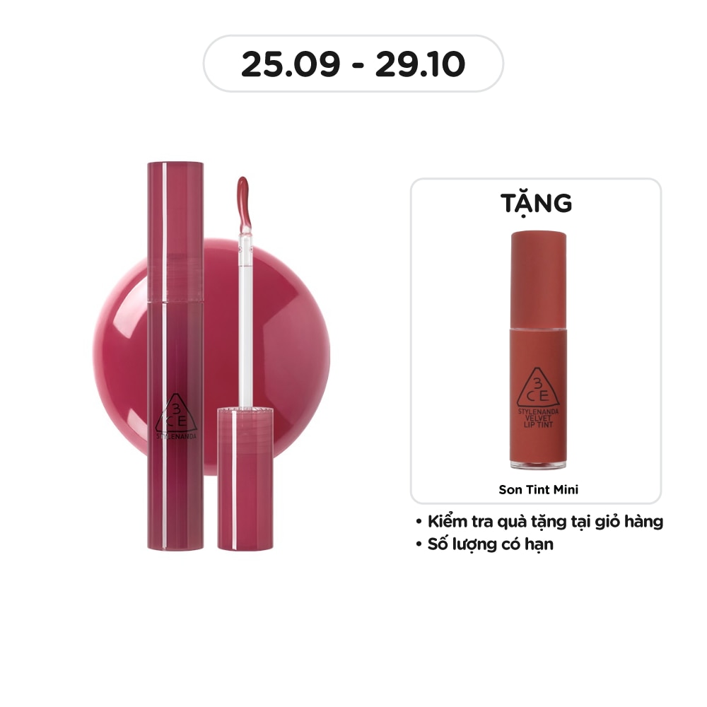 Son Bóng Dạng Gel 3CE Drop Glow Gel 4g .#Very Sure