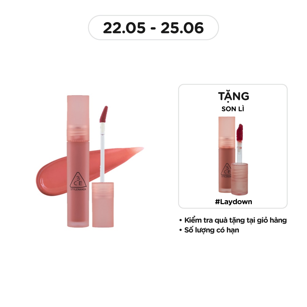 Son Kem Lì 3CE Blur Water Tint 4.6g .#Chasing Rose