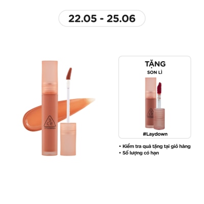 3CE Son Kem Lì 3CE Blur Water Tint 4.6g .#More Peach