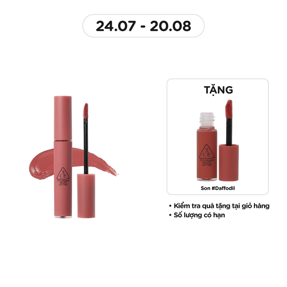 3CE Velvet Lip Tint 4g .#Cashmere Nude
