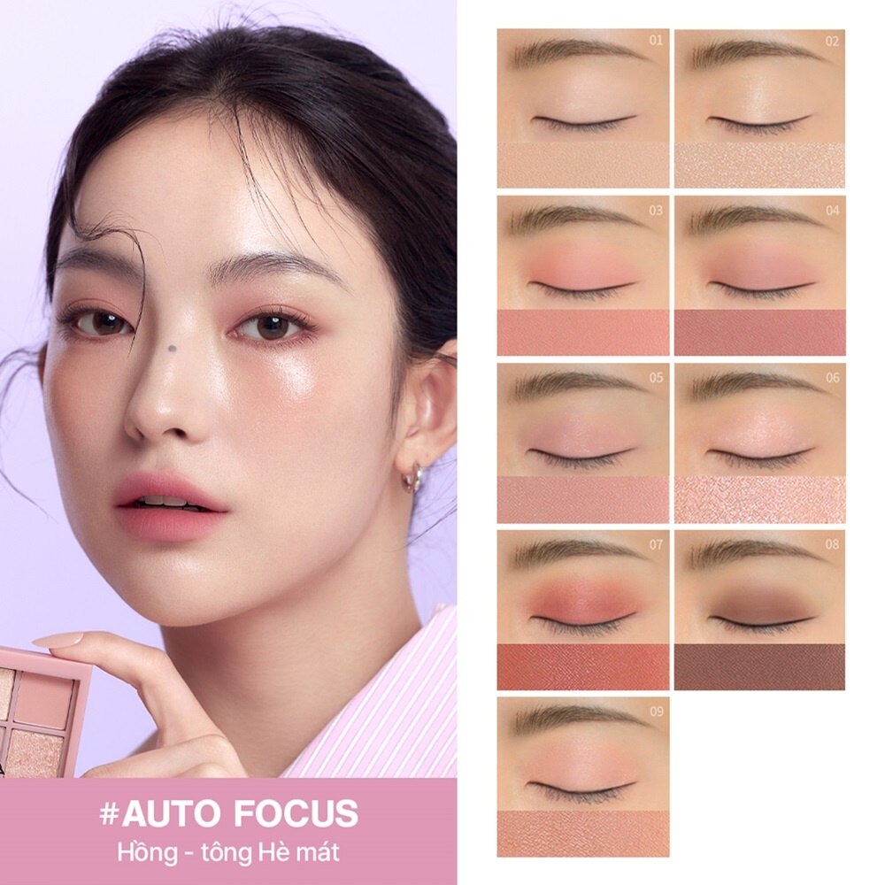 Bảng Phấn Mắt 3CE Multi Eye Color Palette 8.5g .#Auto Focus