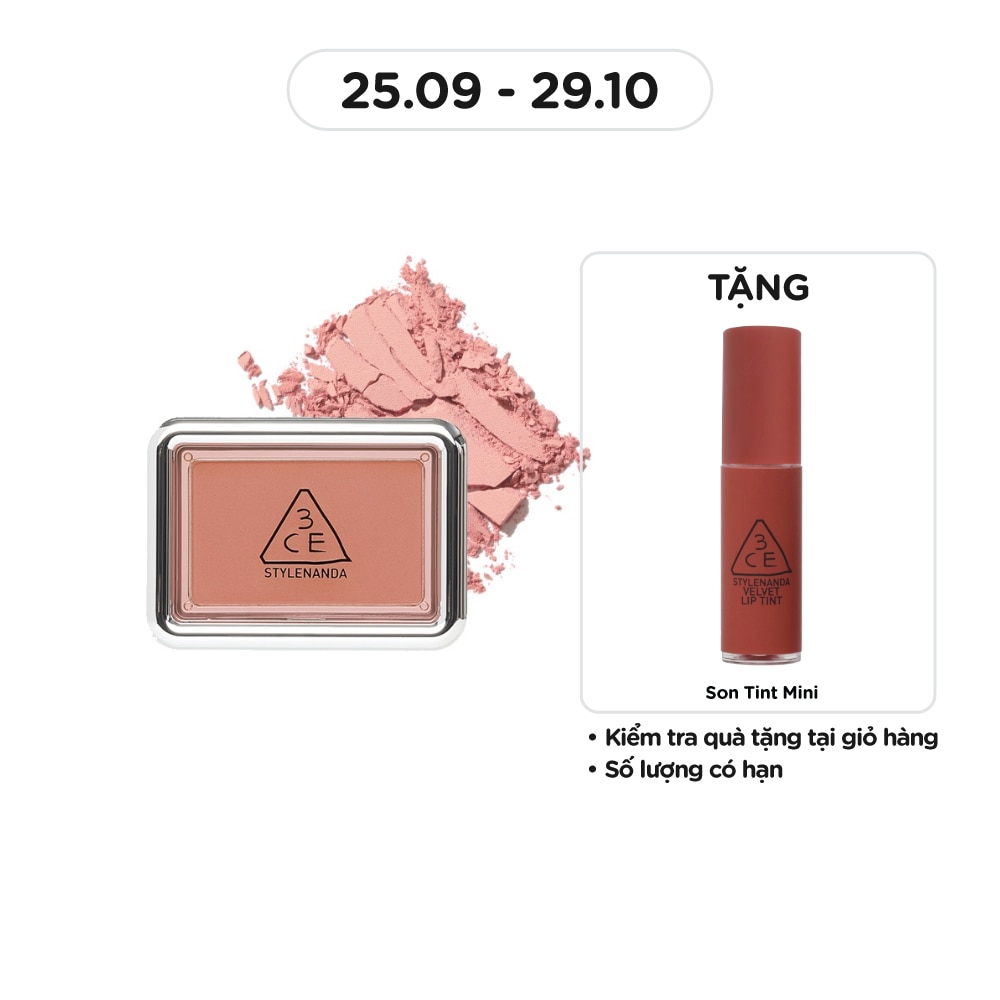 Phấn Má Hồng 3CE New Take Face Blusher 4.5g .#Slide Slowly