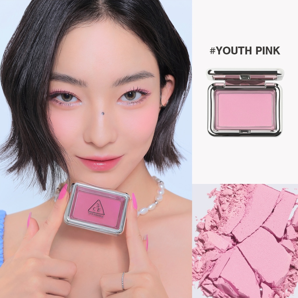 Phấn Má Hồng 3CE New Take Face Blusher 4.5g .#Youth Pink