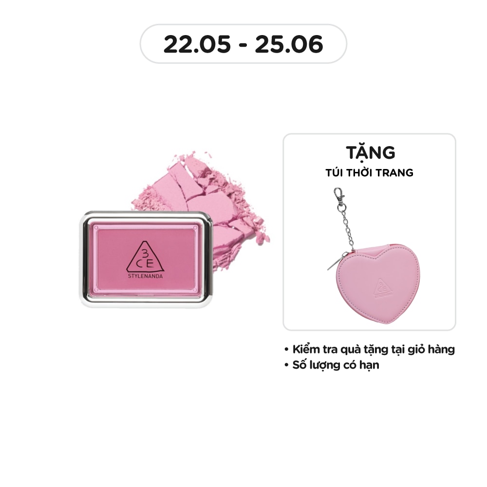 Phấn Má Hồng 3CE New Take Face Blusher 4.5g .#Youth Pink