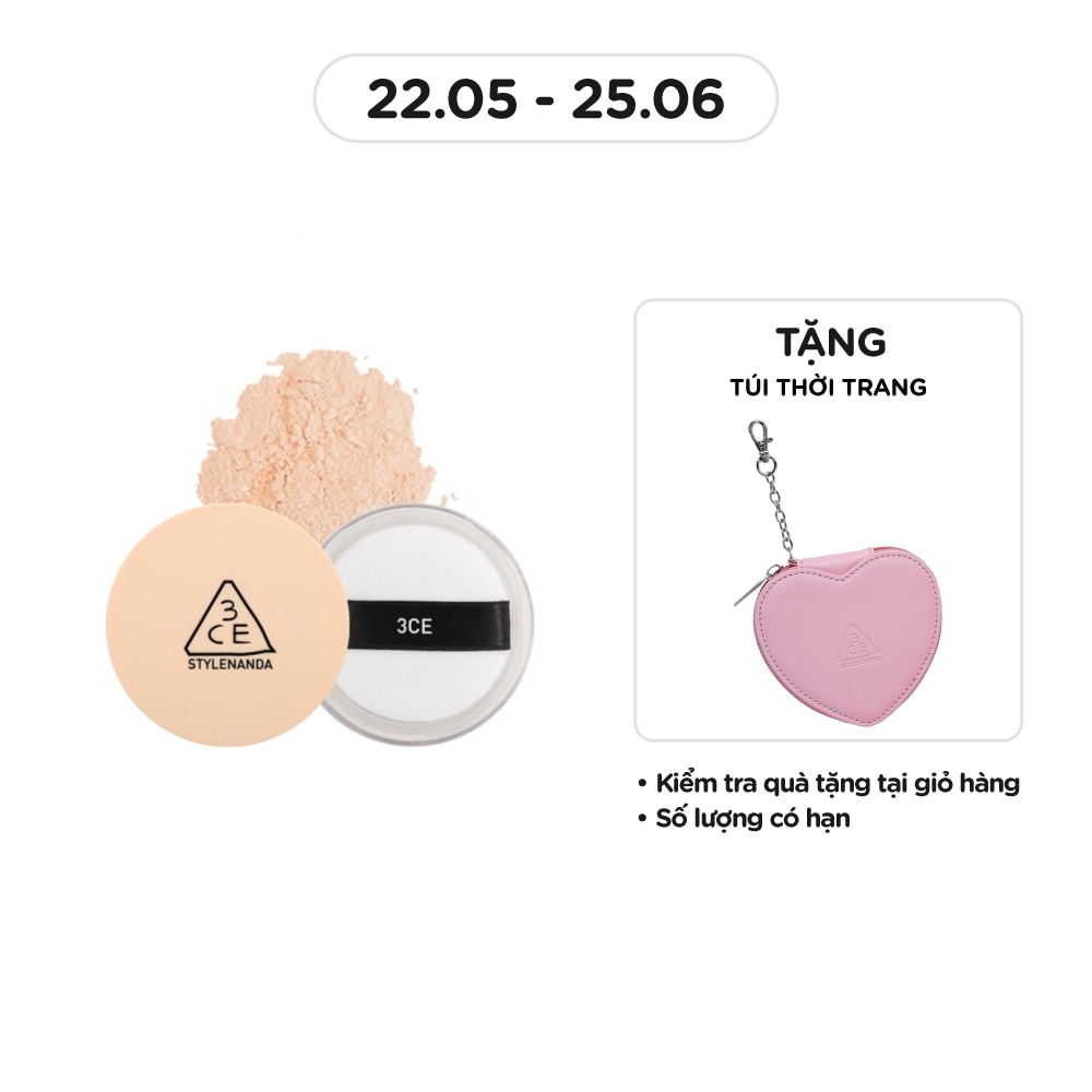 Phấn Phủ Trang Điểm Tự Nhiên 3CE Natural Finish Loose Powder 8.5g .#001