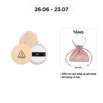 3CE Phấn Phủ Trang Điểm Tự Nhiên 3CE Natural Finish Loose Powder 8.5g .#001