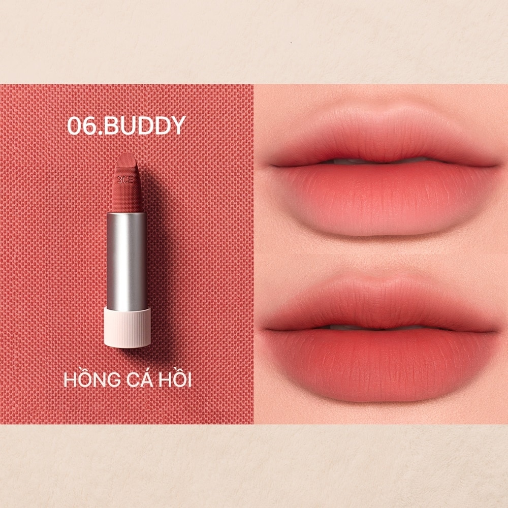 Cashmere Hug Lipstick 3.5g .#06 Buddy