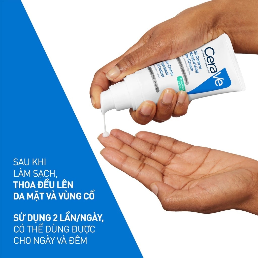 Kem Dưỡng Ẩm Kiềm Dầu Cerave Oil Control Moisturising Gel-Cream 52ml