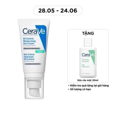 CERAVE - Kem Dưỡng Ẩm Kiềm Dầu Cerave Oil Control Moisturising Gel-Cream 52ml