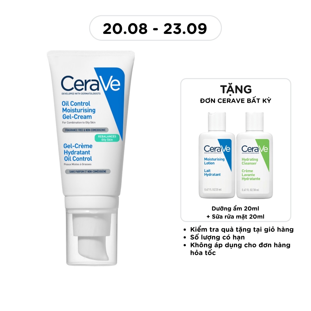 Kem Dưỡng Ẩm Kiềm Dầu Cerave Oil Control Moisturising Gel-Cream 52ml image