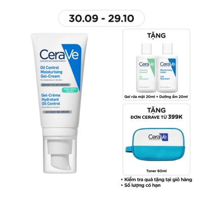 CERAVE Kem Dưỡng Ẩm Kiềm Dầu Cerave Oil Control Moisturising Gel-Cream 52ml