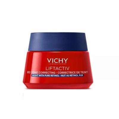 VICHY Kem Dưỡng Đêm Vichy Liftactiv B3 Tone Correcting Cream Night With Pure Retinol Giúp Mờ Thâm Nám Sáng Da 50ml