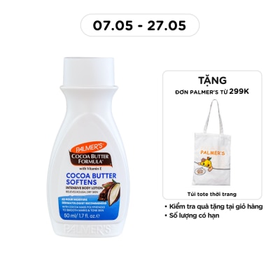 PALMER'S - Sữa Dưỡng Thể Palmer's Softens Smoothes Rough Dry Skin Bơ Ca Cao Cho Da Khô 50ml