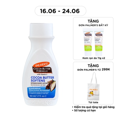 PALMER'S - Sữa Dưỡng Thể Palmer's Softens Smoothes Rough Dry Skin Bơ Ca Cao Cho Da Khô 50ml