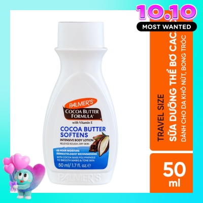 PALMER'S Sữa Dưỡng Thể Palmer's Softens Smoothes Rough Dry Skin Bơ Ca Cao Cho Da Khô 50ml image