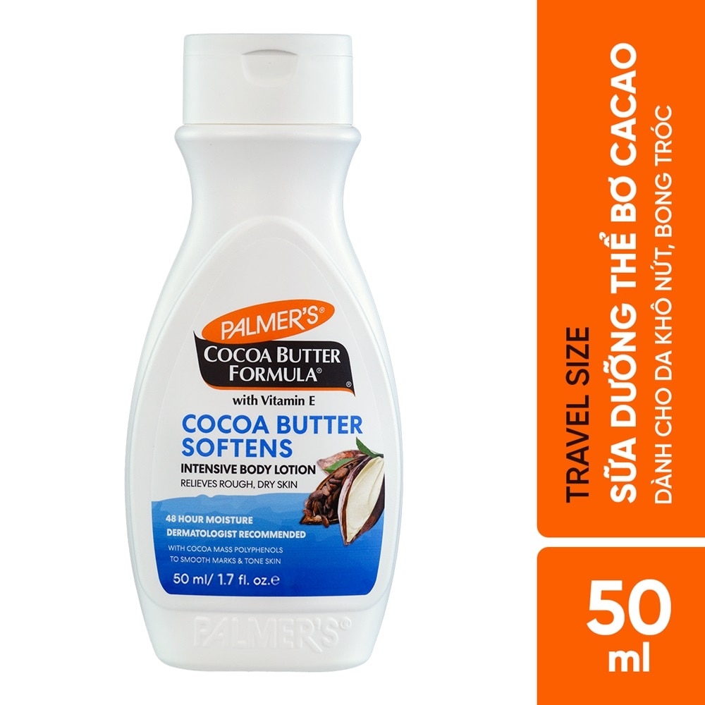 Cocoa Butter Softens Body Lotion, Dry Skin 50ml