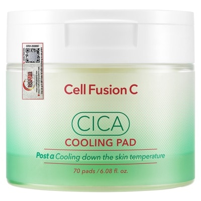 CELL FUSION C Cotton Pad Cell Fusion C CICA Cooling Pad Hạ Nhiệt&Làm Dịu Khẩn Cấp Cho Da Mụn Nhạy Cảm (70 miếng/180ml)