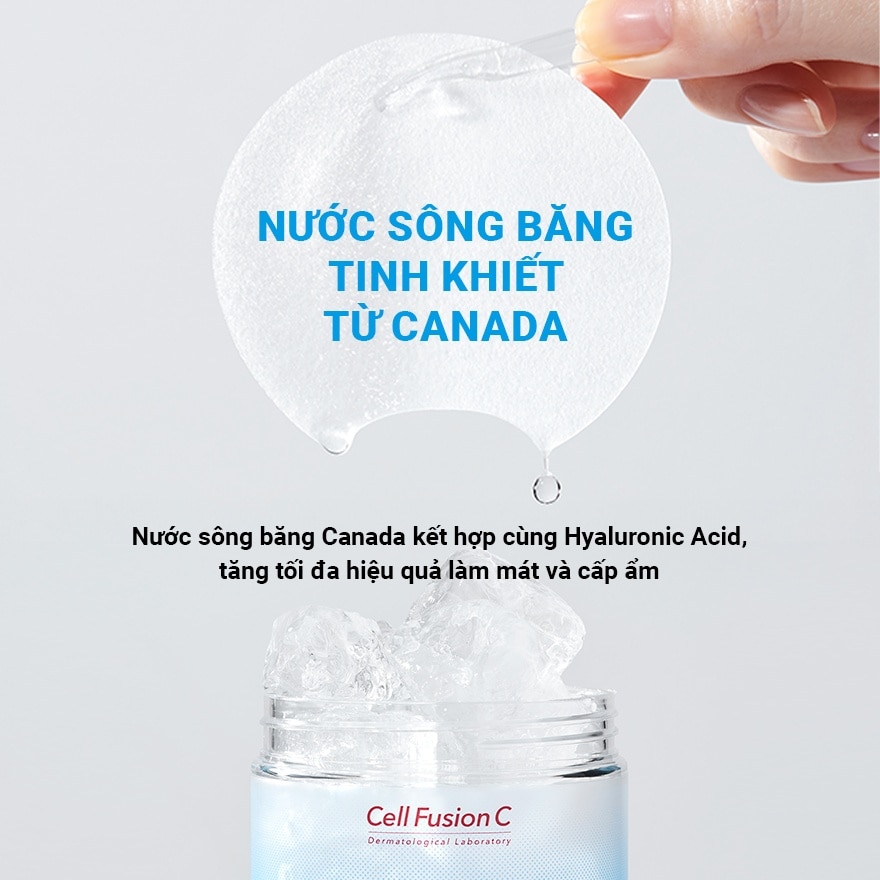 Cotton Pad Cell Fusion C Cooling Pad Hạ Nhiệt & Làm Dịu Da Khẩn Cấp (70 miếng/180ml)