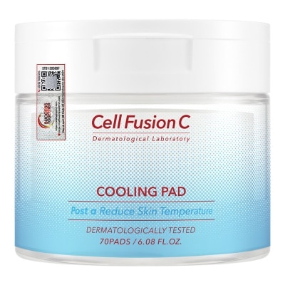 CELL FUSION C Cotton Pad Cell Fusion C Cooling Pad Hạ Nhiệt & Làm Dịu Da Khẩn Cấp (70 miếng/180ml)